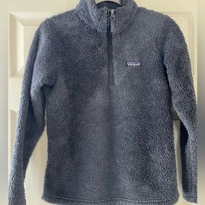 Patagonia Women's Los Gatos 1/4 Zip Fleece Smolder Blue Sz XS
